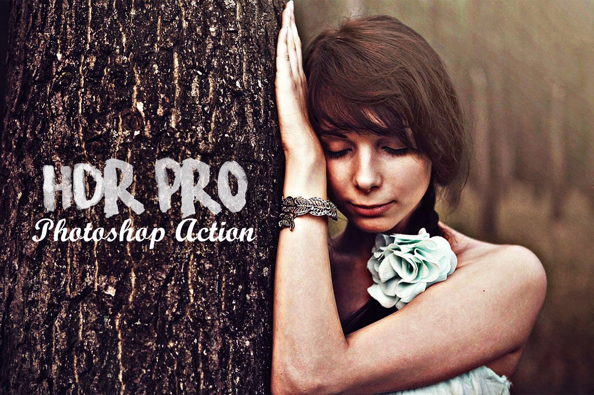 HDR PRO Photoshop Actioncover image.