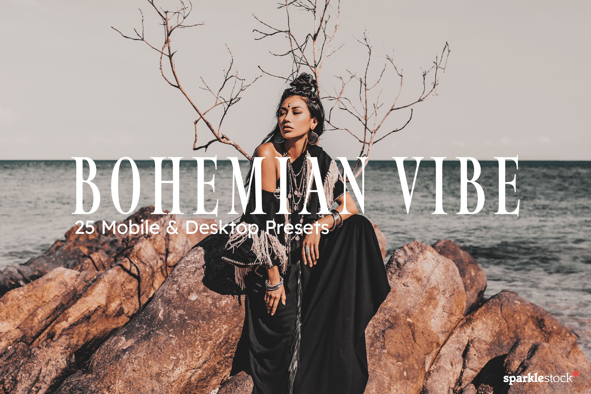 25 Bohemian Lightroom Presets LUTscover image.