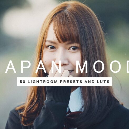 50 Japan Mood Lightroom Presets LUTscover image.