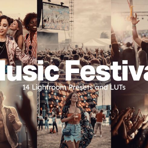 14 Music Festival Lightroom Presetscover image.