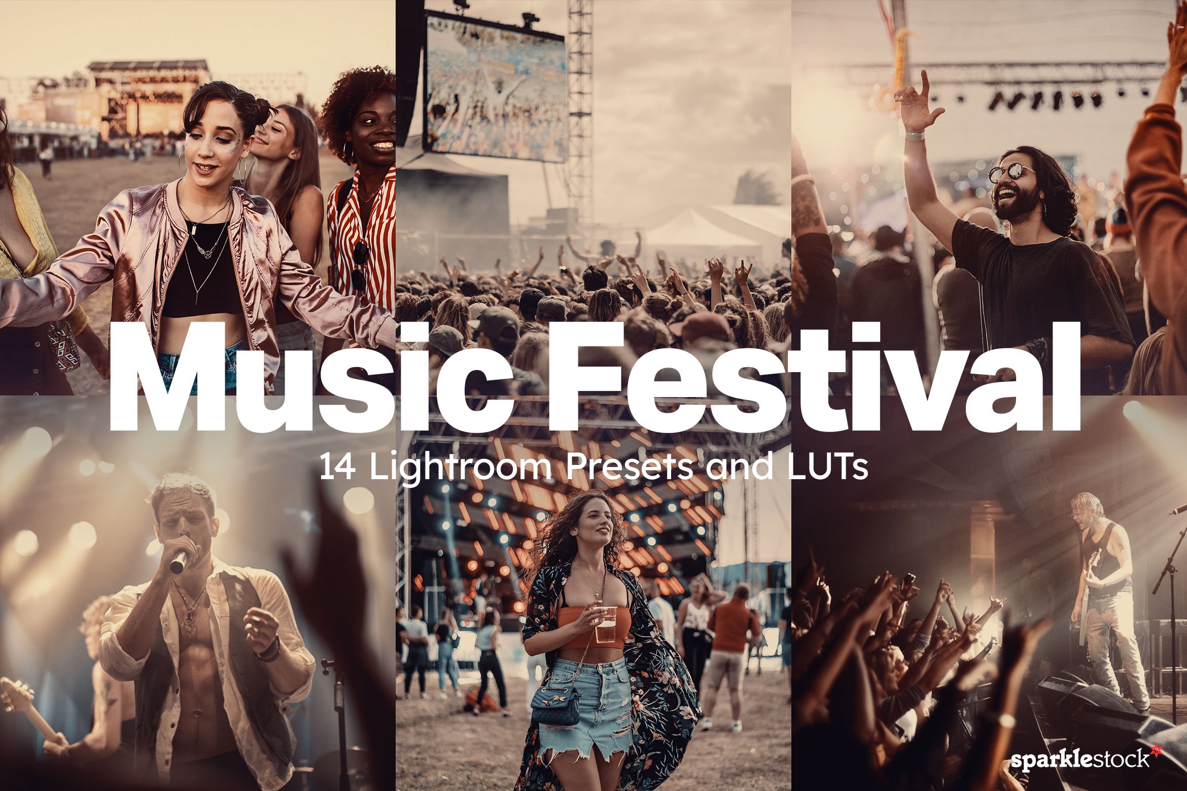 14 Music Festival Lightroom Presetscover image.