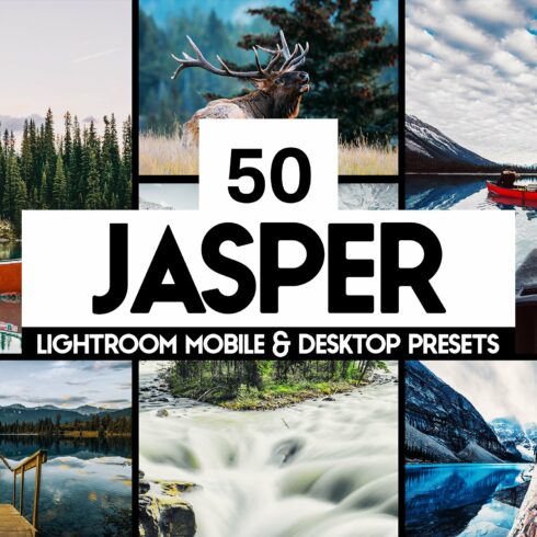 50 Jasper Landscape Lightroom Presetcover image.