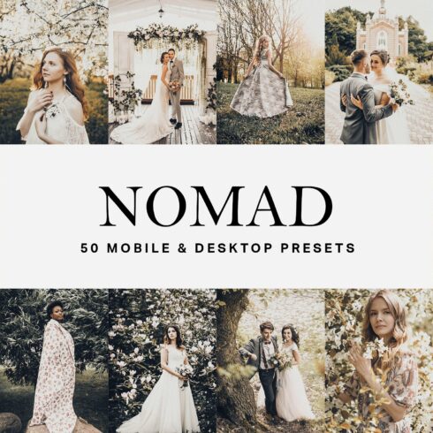 50 Nomad Lightroom Presets and LUTscover image.