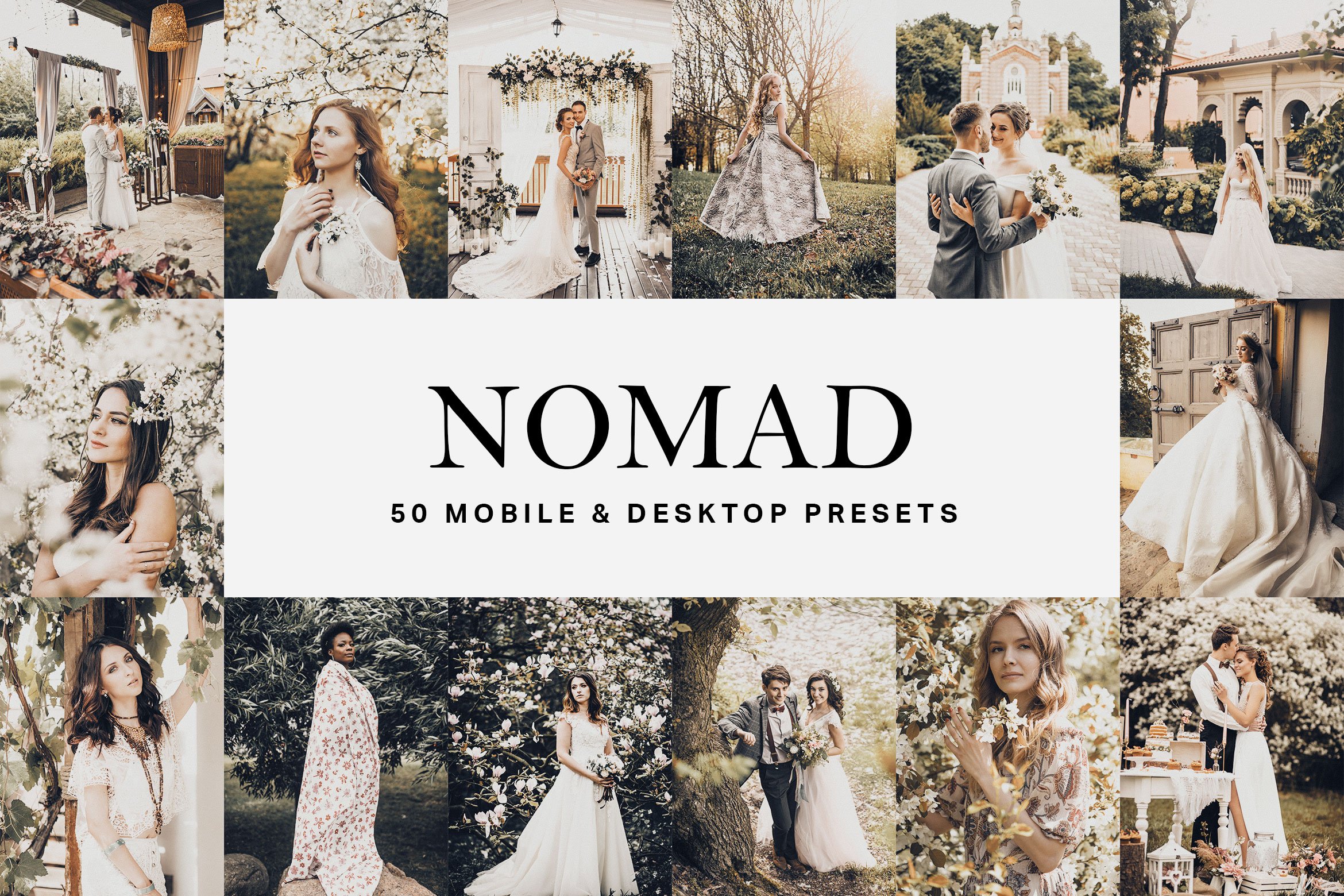 50 Nomad Lightroom Presets and LUTscover image.