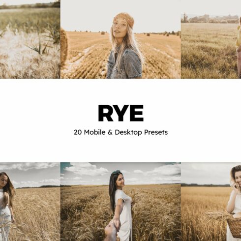 20 Rye Lightroom Presets & LUTscover image.