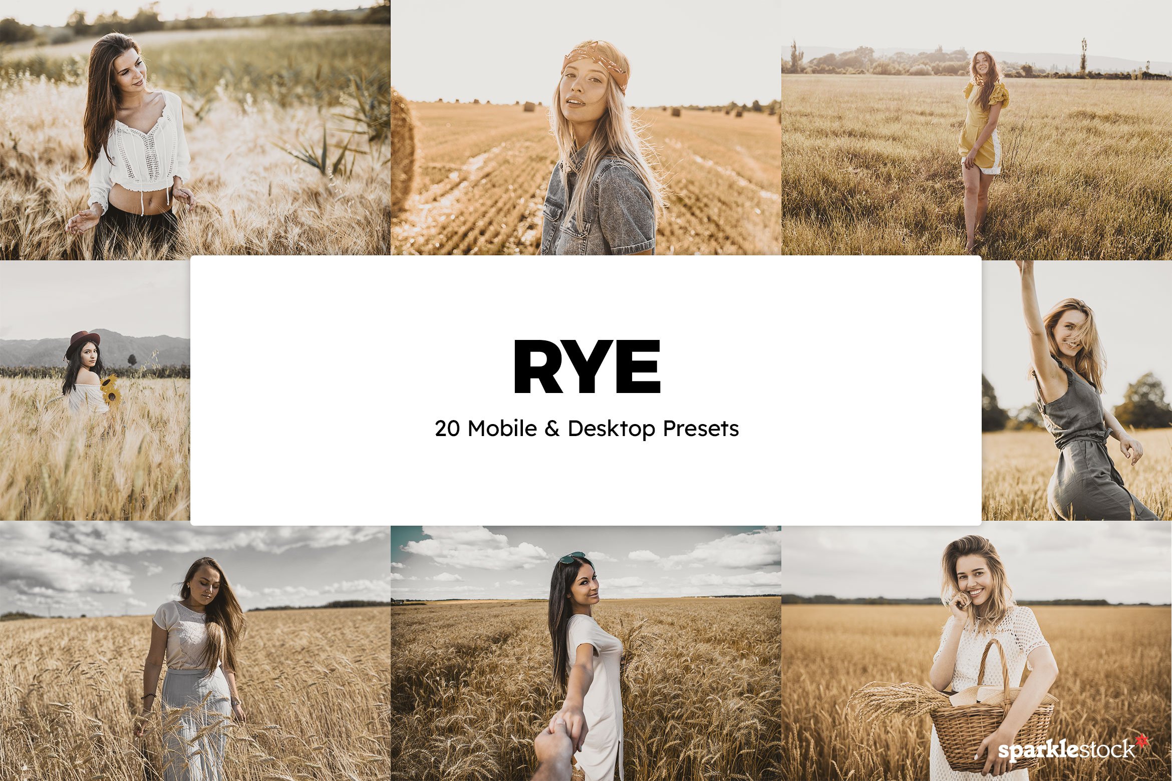 20 Rye Lightroom Presets & LUTscover image.