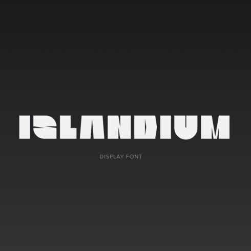 ISLANDIUM - Modern Sans Serif Font cover image.