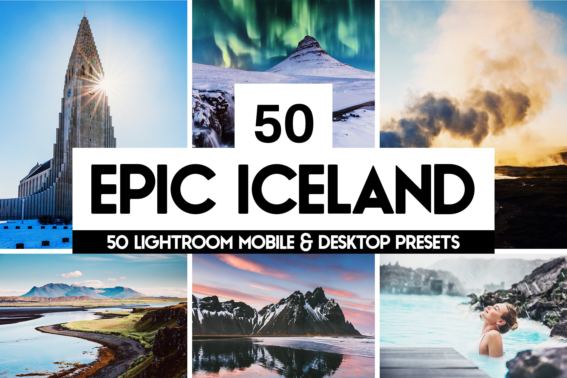 Epic Iceland - 50 Lightroom Presetscover image.