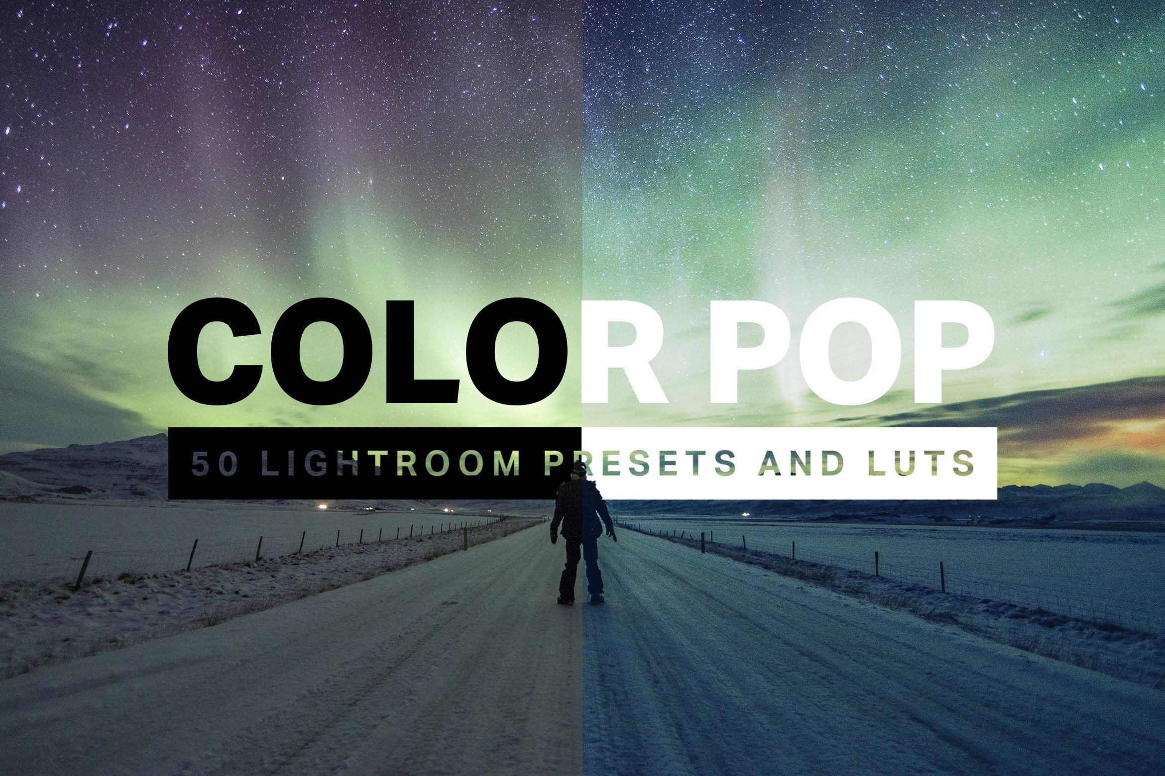 50 Color Pop Lightroom Presets LUTscover image.