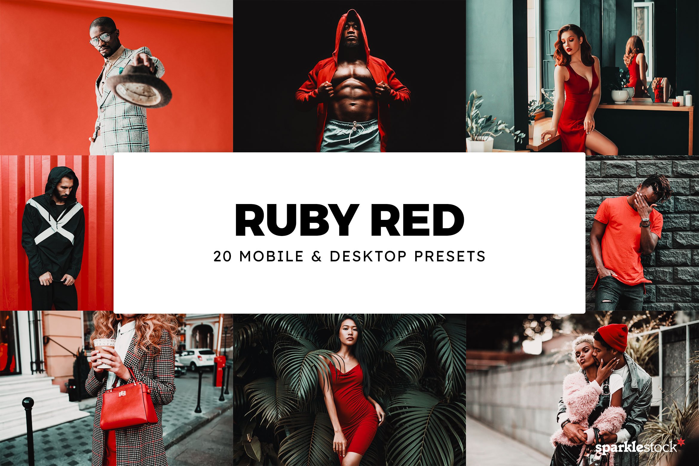 20 Ruby Red Lightroom Presets & LUTscover image.