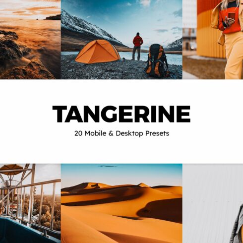 20 Tangerine Lightroom Presets & LUTcover image.