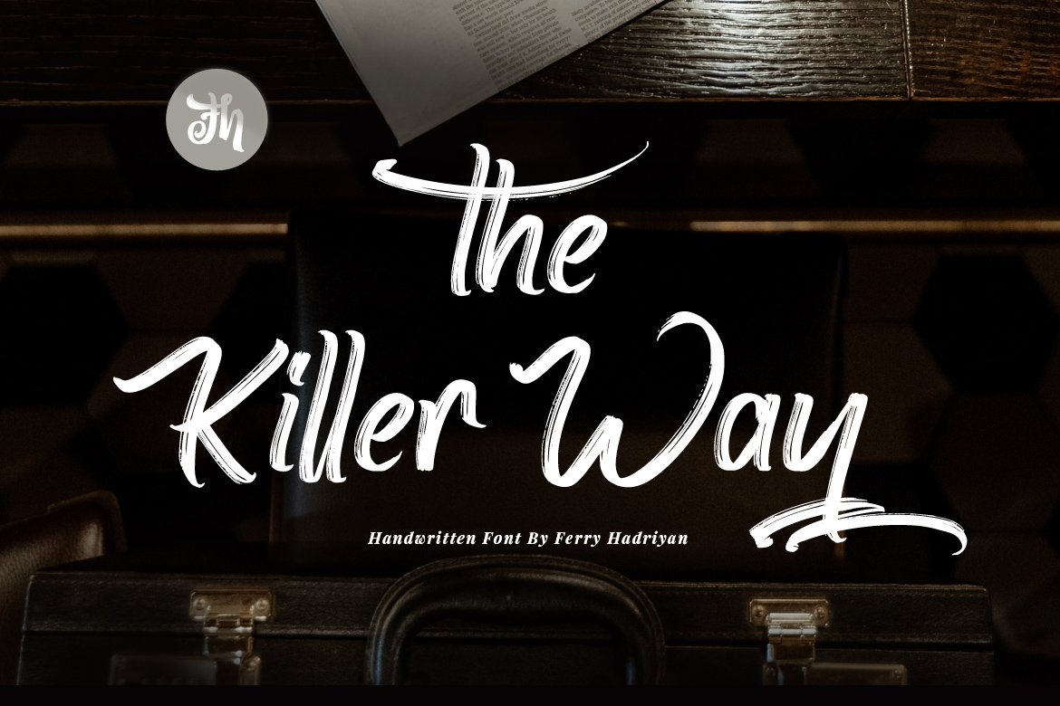 The Killer Way - Handwritten Font cover image.