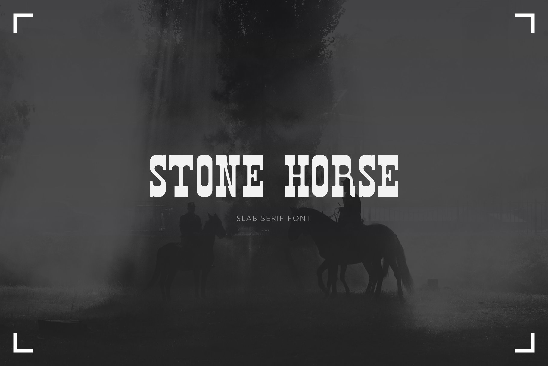 STONE HORSE - Vintage SlabSerif Font cover image.