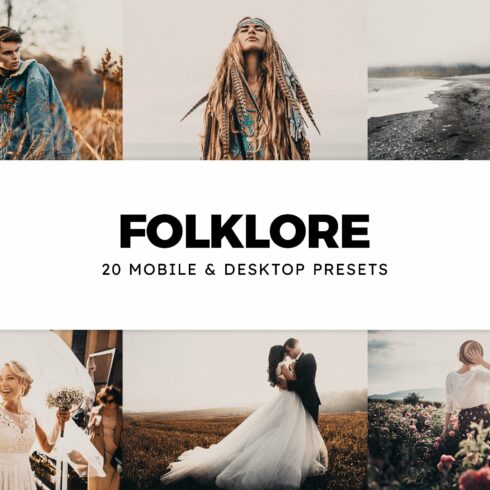 20 Folklore Lightroom Presets & LUTscover image.