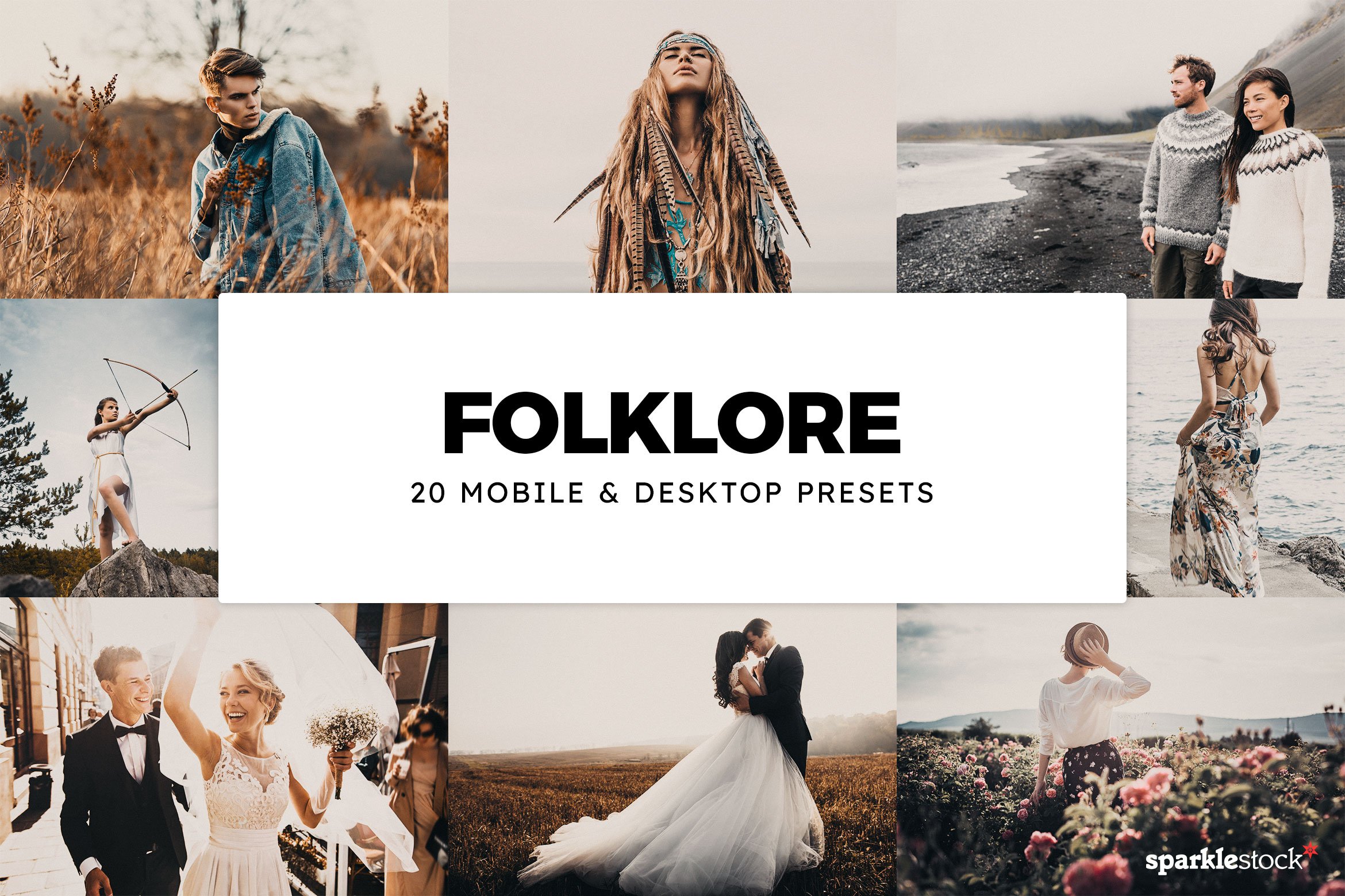 20 Folklore Lightroom Presets & LUTscover image.