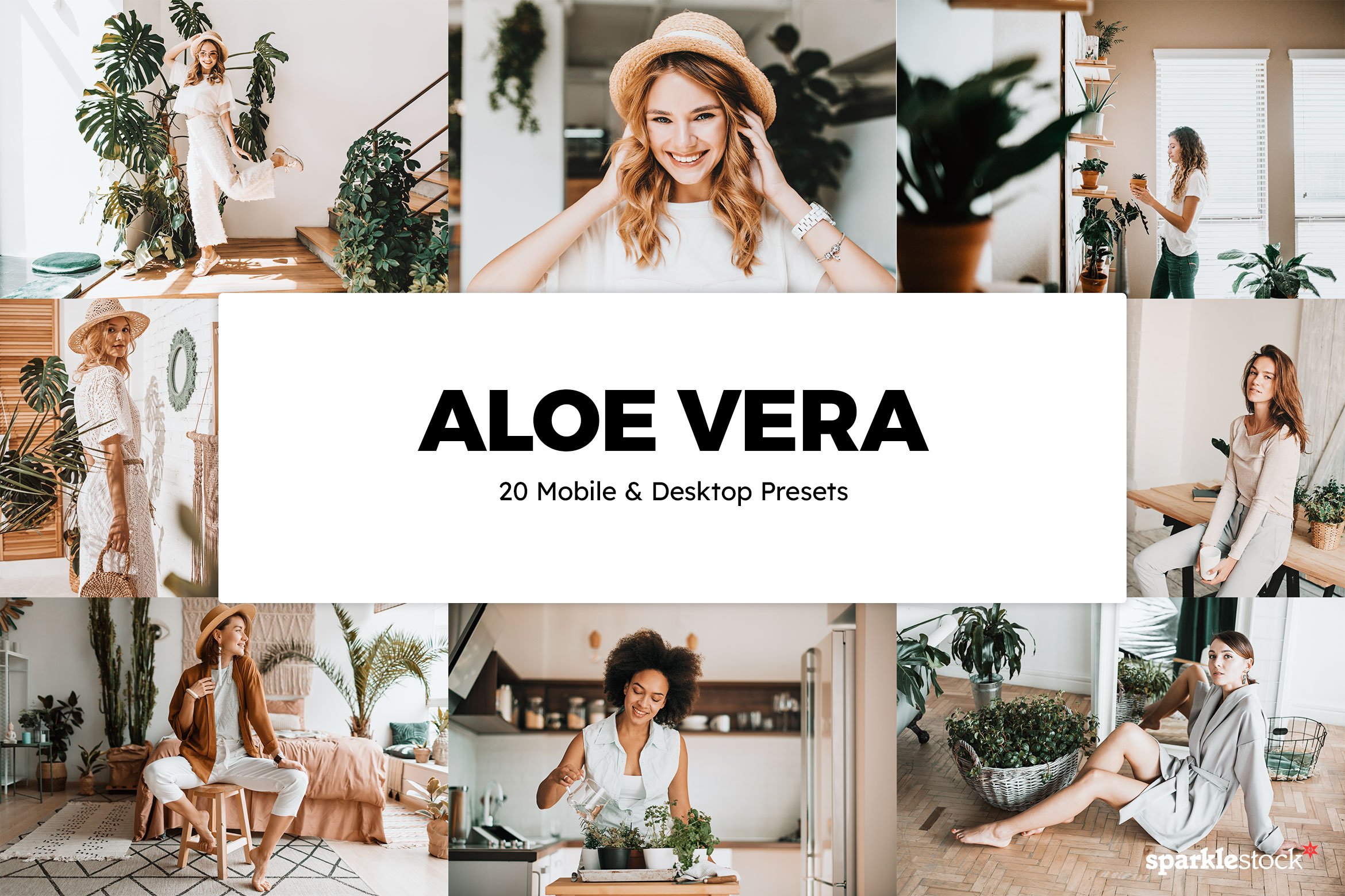 20 Aloe Vera Lightroom Presets & LUTcover image.