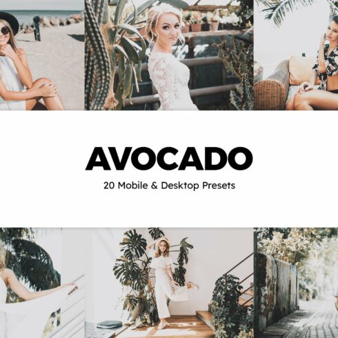 20 Avocado Lightroom Presets & LUTscover image.