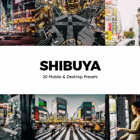 20 Shibuya Lightroom Presets & LUTscover image.