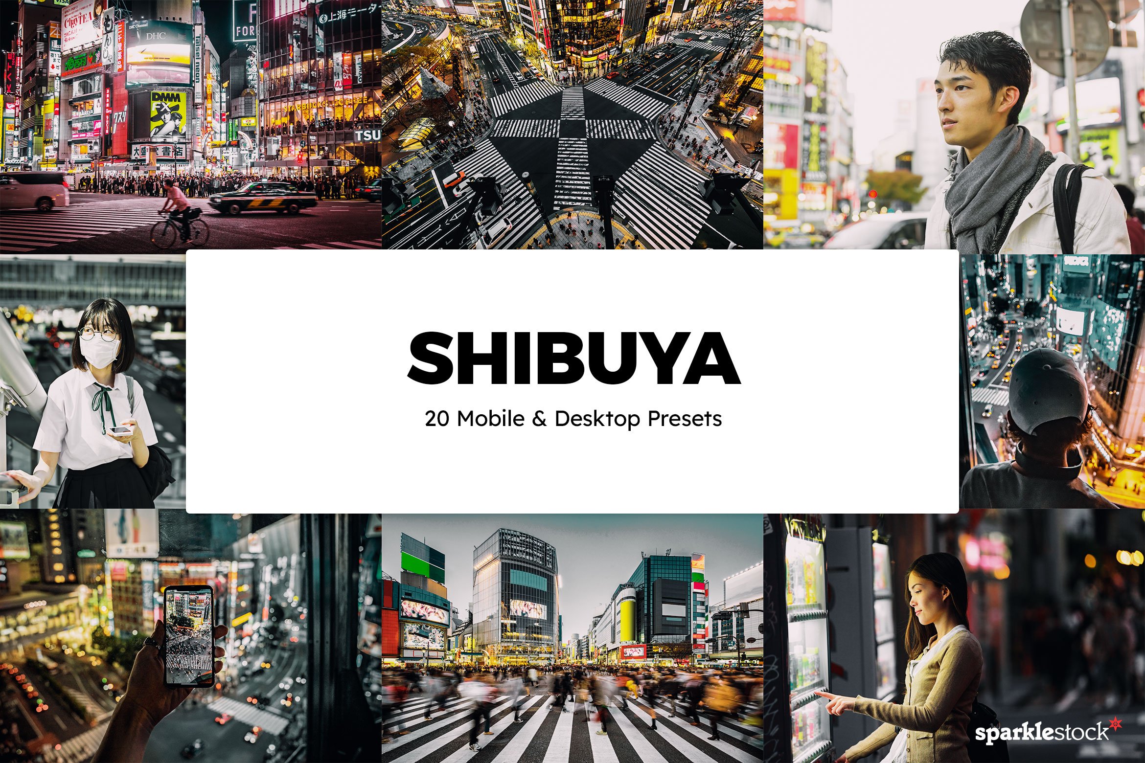 20 Shibuya Lightroom Presets & LUTscover image.