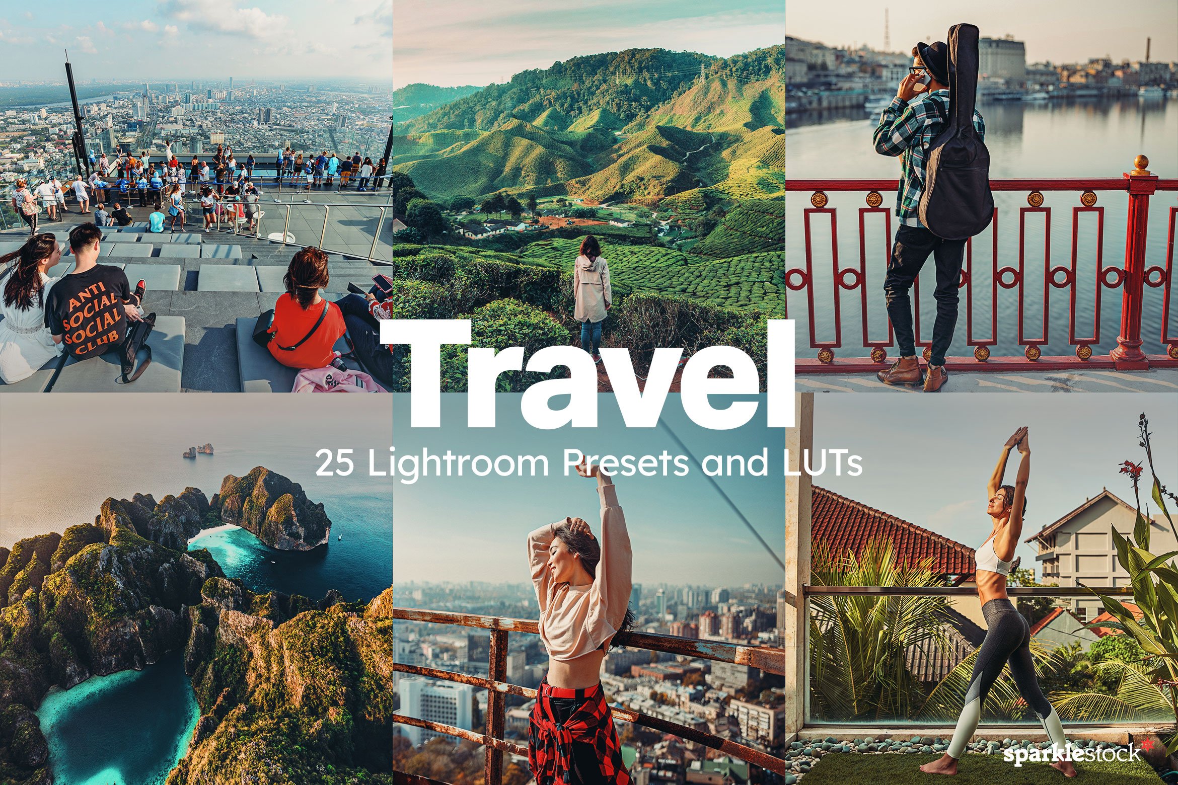 25 Travel Lightroom Presets and LUTscover image.