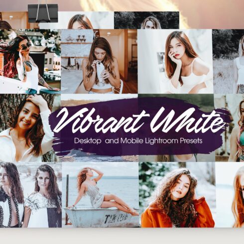 Vibrant White Lightroom Presetscover image.