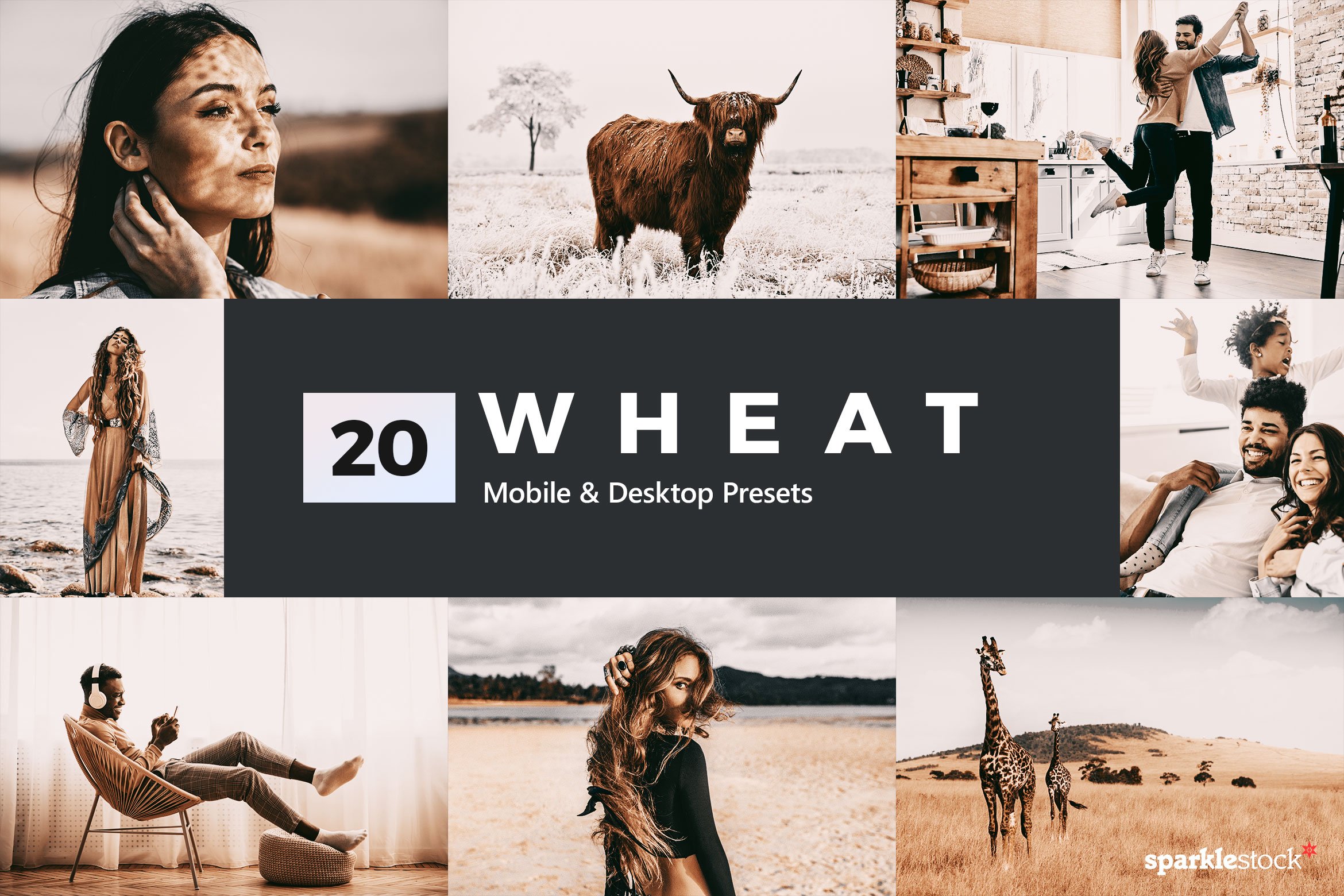 20 Wheat Lightroom Presets and LUTscover image.