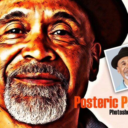 Posteric Paint Photoshop Actioncover image.