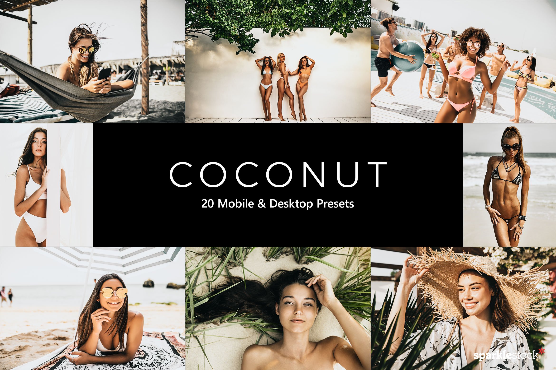 20 Coconut Lightroom Presets & LUTscover image.
