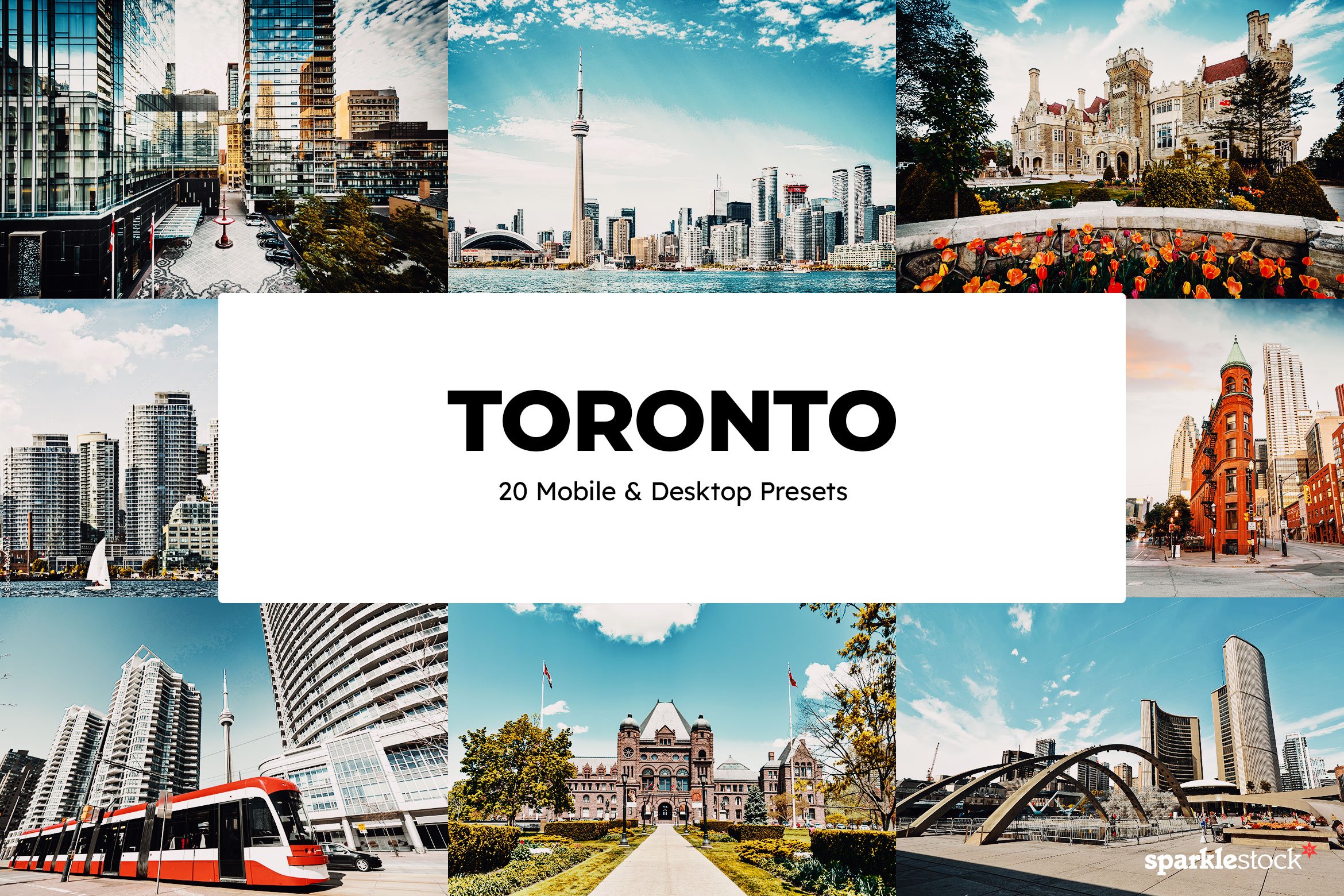 20 Toronto Lightroom Presets LUTscover image.