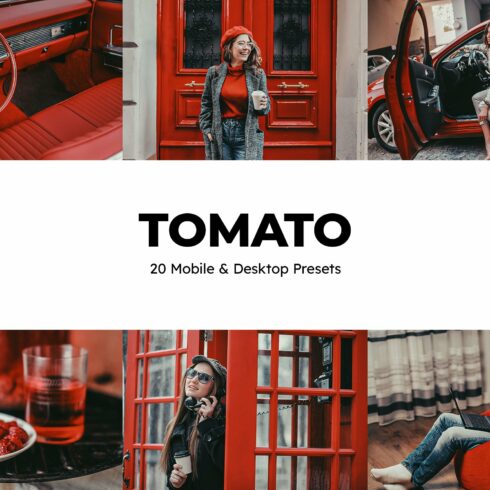 20 Tomato Lightroom Presets LUTscover image.