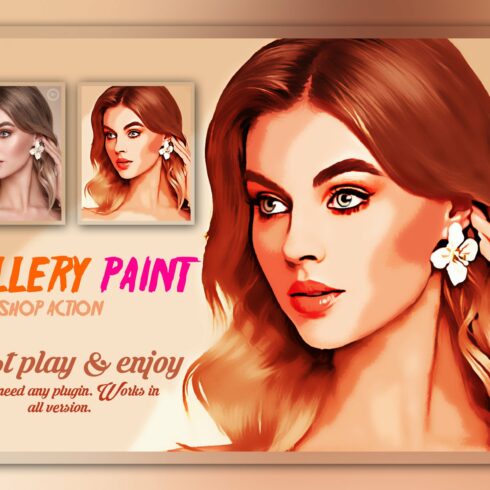 Gallery Painting Photoshop Actioncover image.