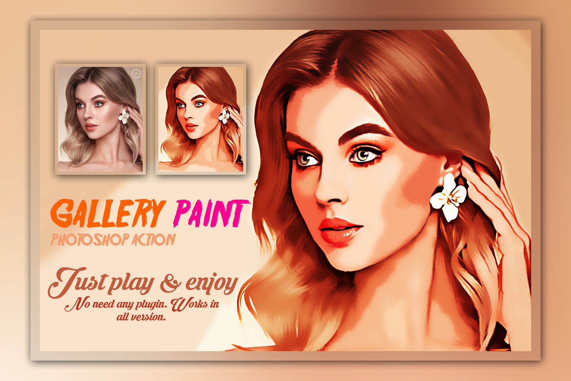 Gallery Painting Photoshop Actioncover image.