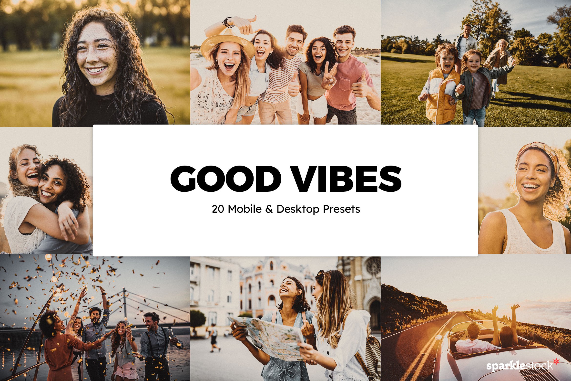 20 Good Vibes Lightroom Presetscover image.