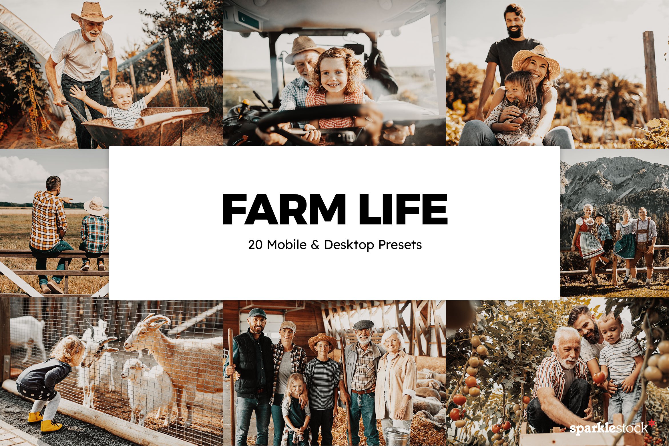 20 Farm Life Lightroom Presets & LUTcover image.