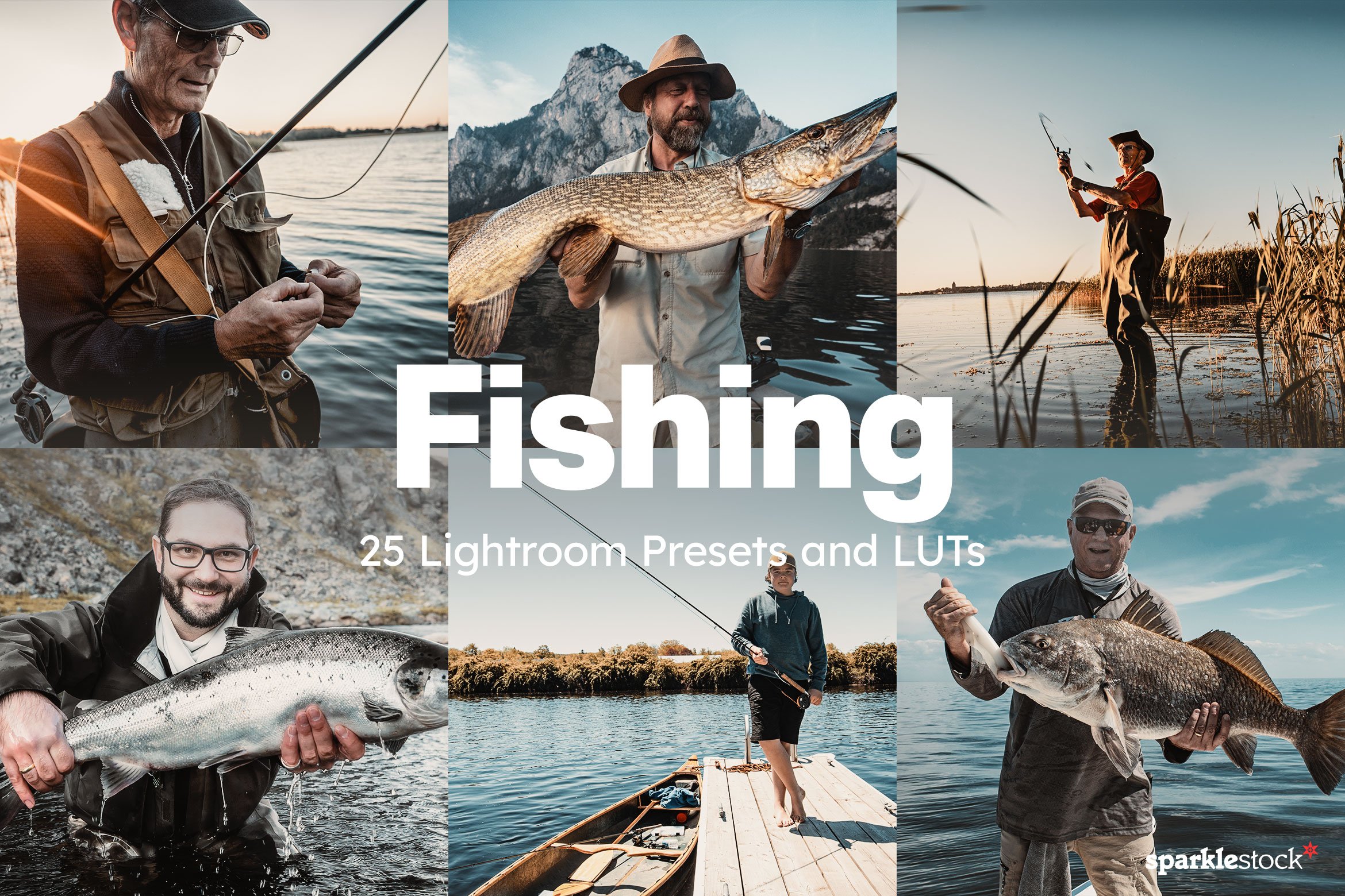 Fishing Lightroom Presets and LUTscover image.