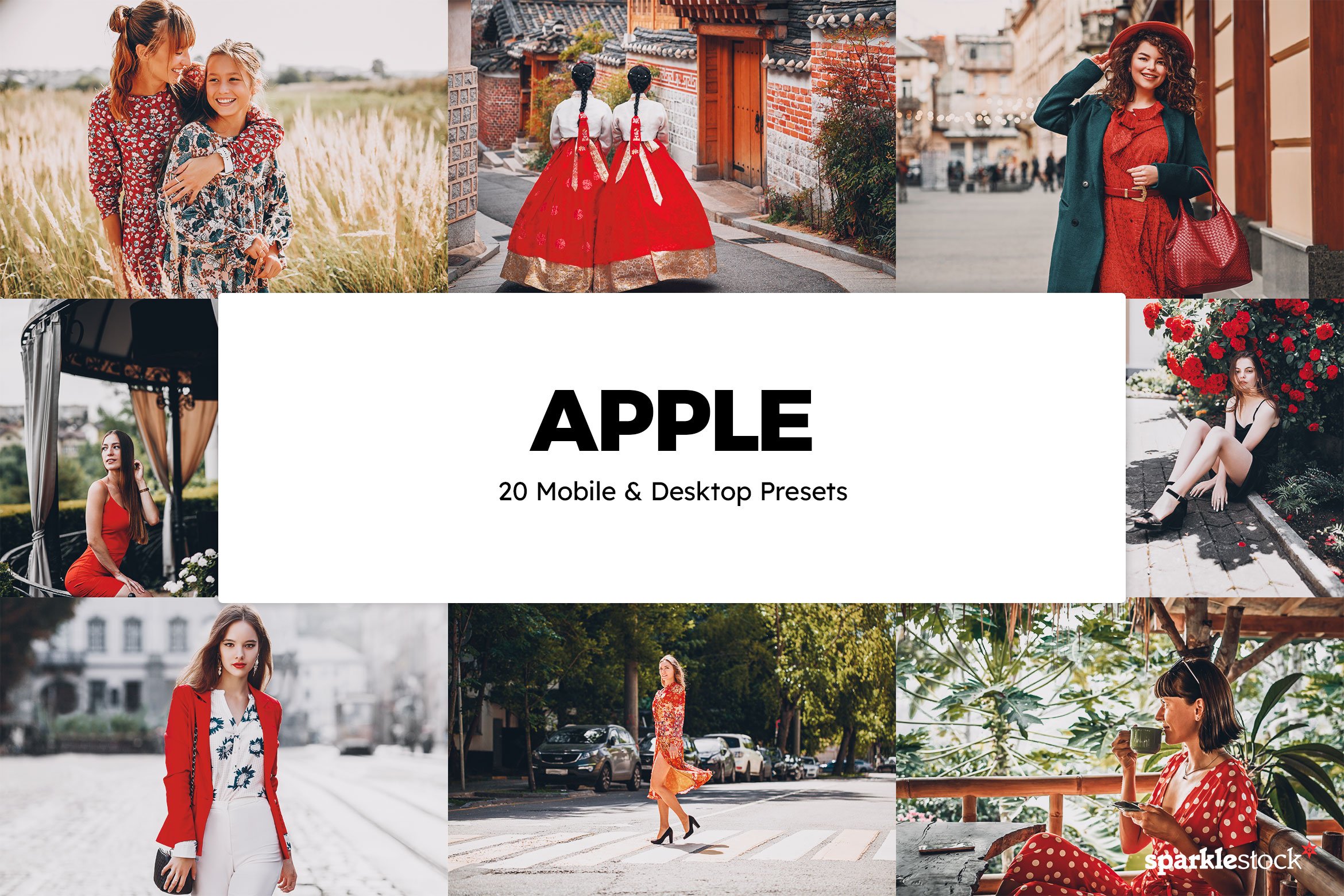 20 Apple Lightroom Presets & LUTscover image.