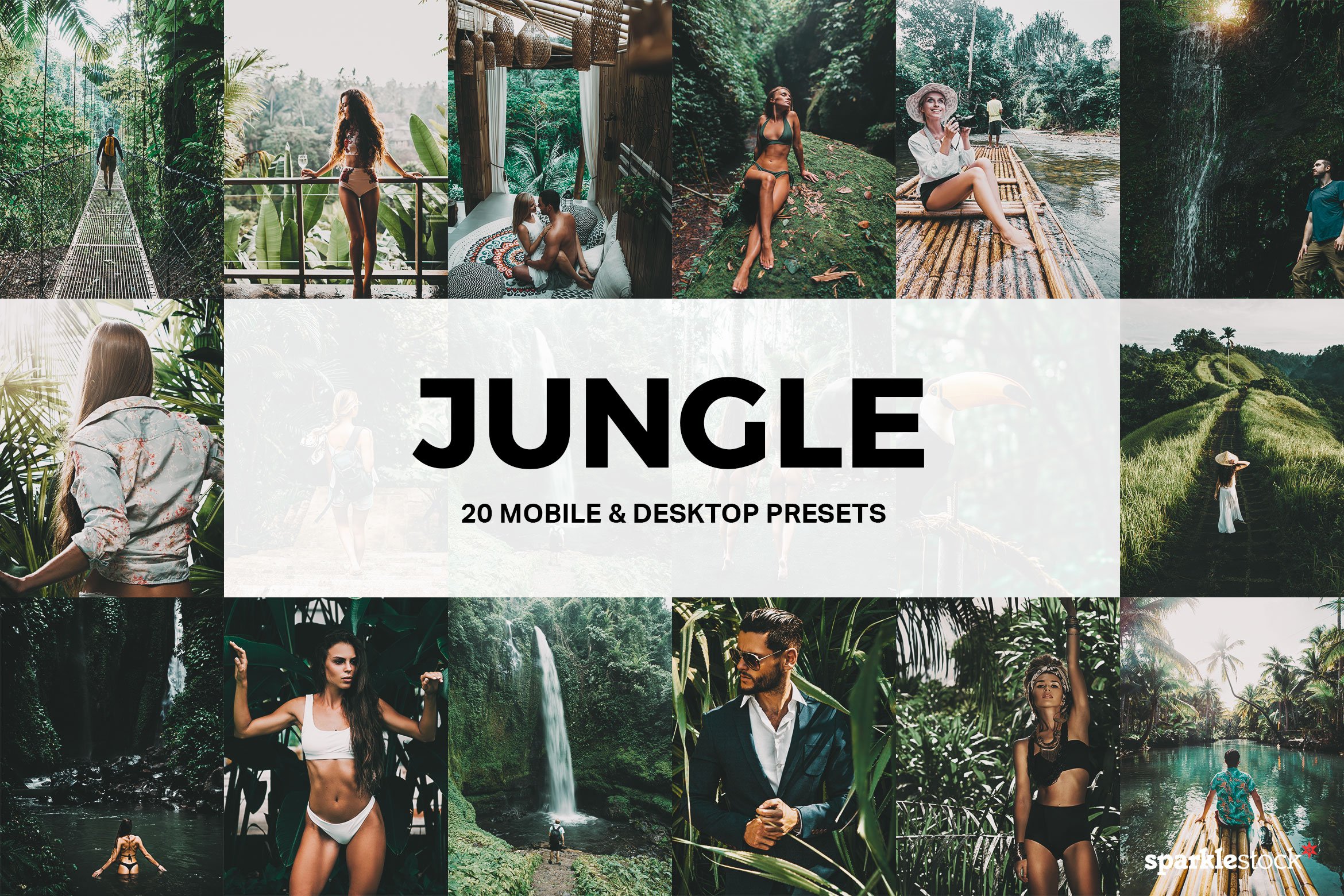 20 Jungle Lightroom Presets and LUTscover image.