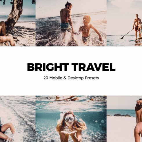 20 Bright Travel Lightroom Presetscover image.