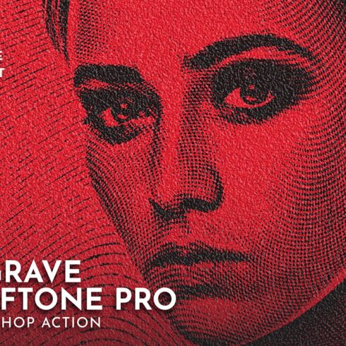 Engrave Halftone Pro Ps Actioncover image.