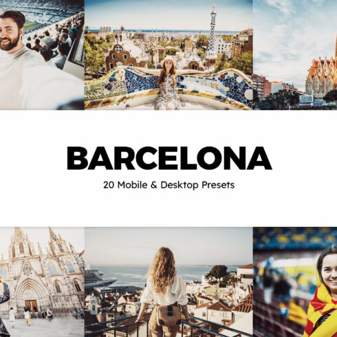 20 Barcelona Lightroom Presets & LUTcover image.