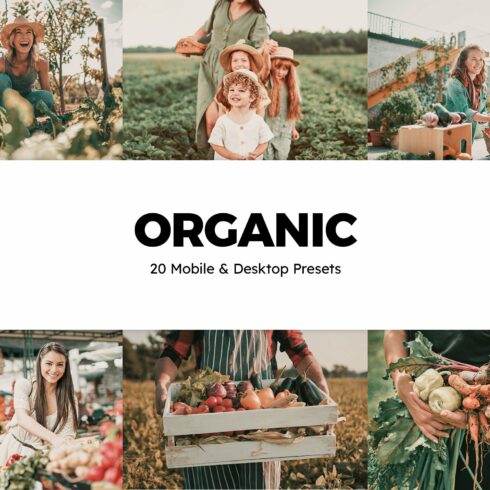 20 Organic Lightroom Presets & LUTscover image.