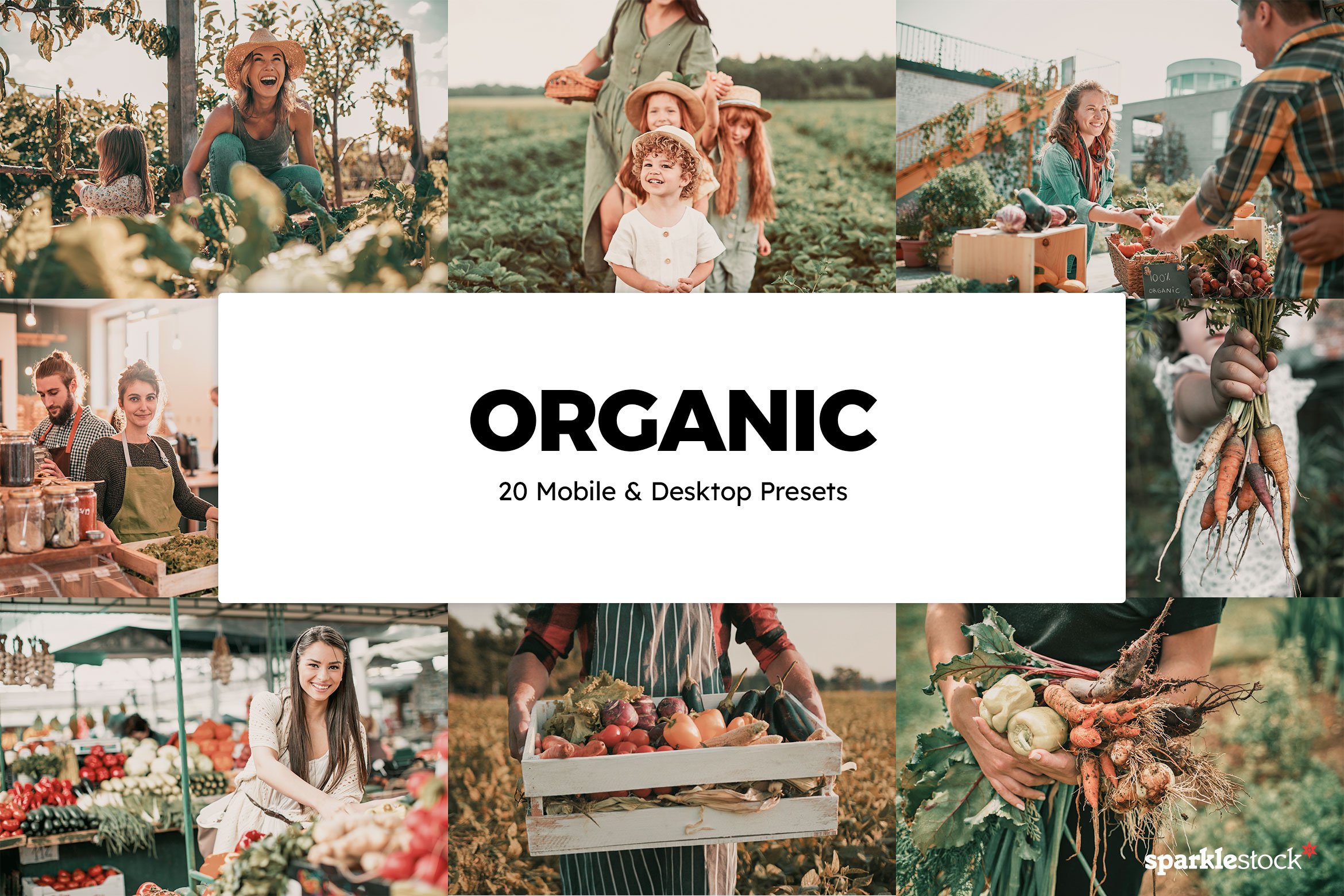 20 Organic Lightroom Presets & LUTscover image.