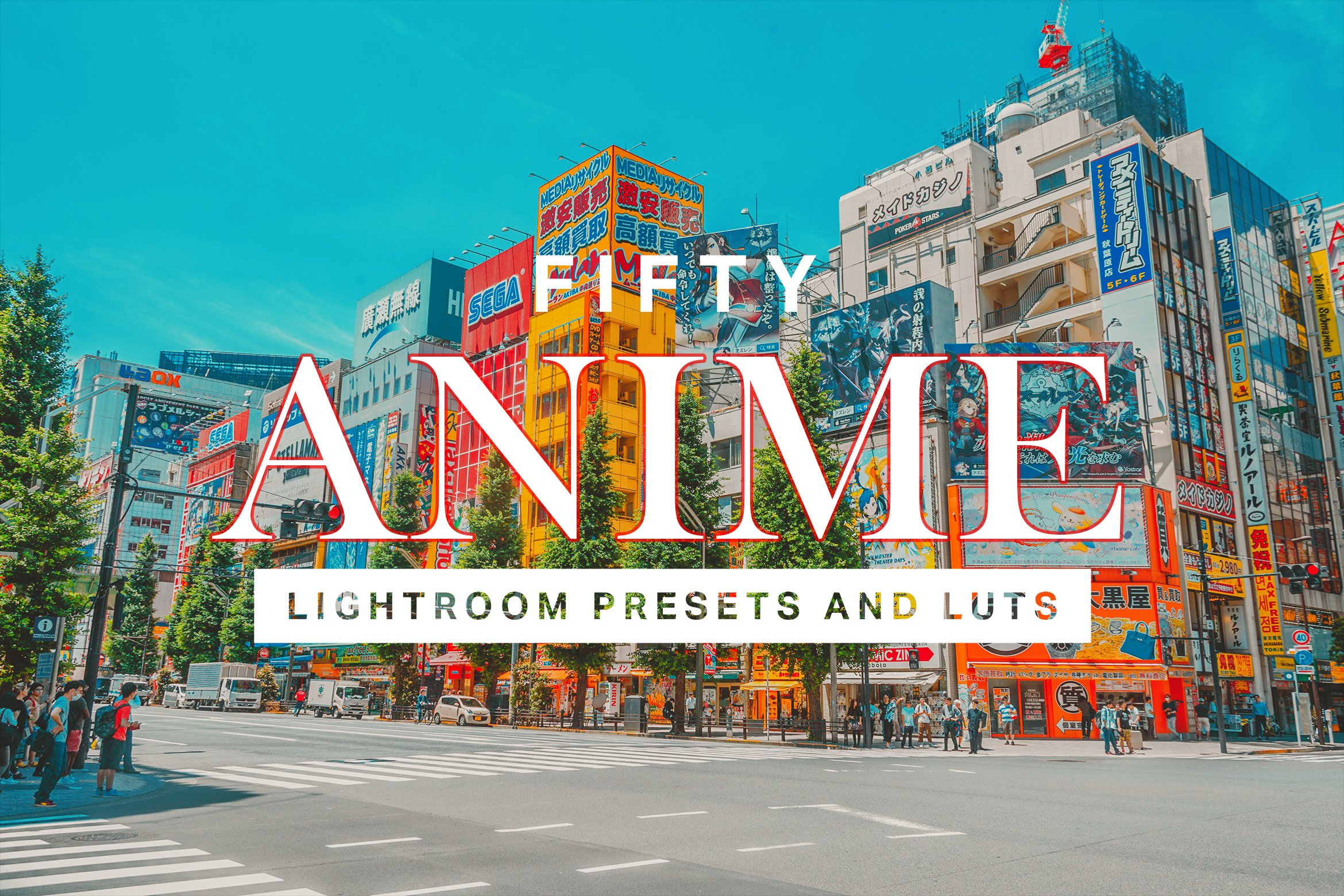 50 Anime Lightroom Presets and LUTscover image.