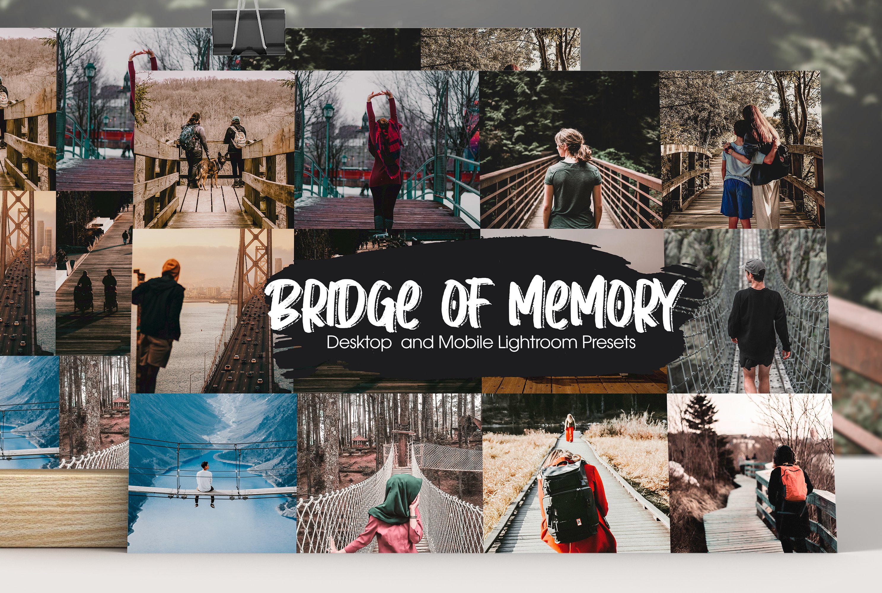 Bridge of Memory Lightroom Presetscover image.