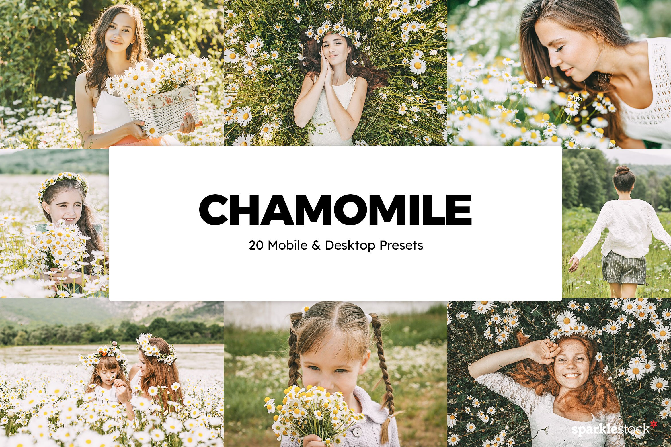 20 Chamomile Lightroom Presets & LUTcover image.