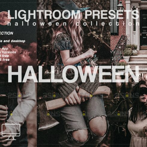Halloween Lightroom presetscover image.