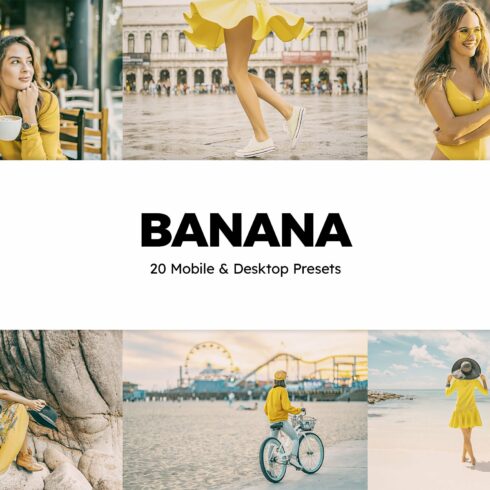 20 Banana Lightroom Presets & LUTscover image.