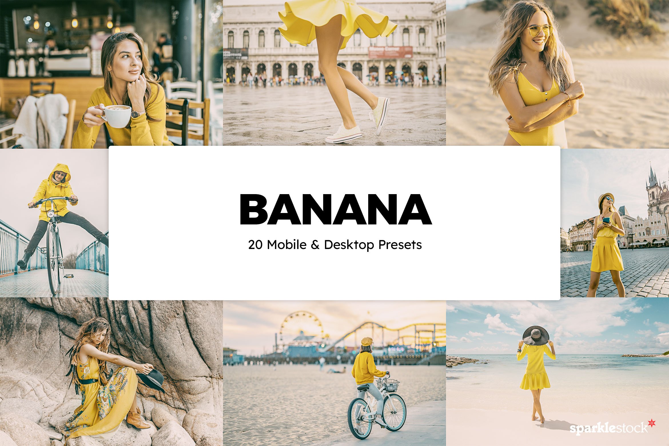 20 Banana Lightroom Presets & LUTscover image.