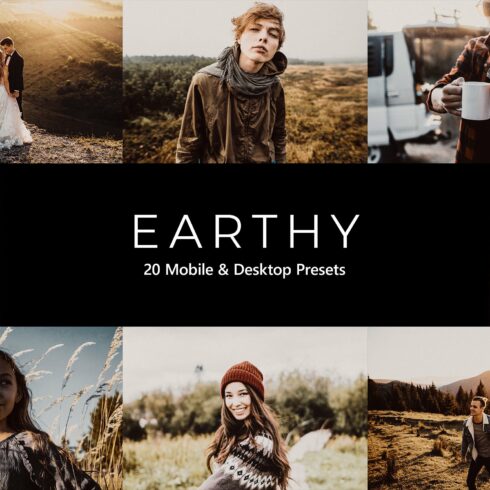 20 Earthy Lightroom Presets & LUTscover image.