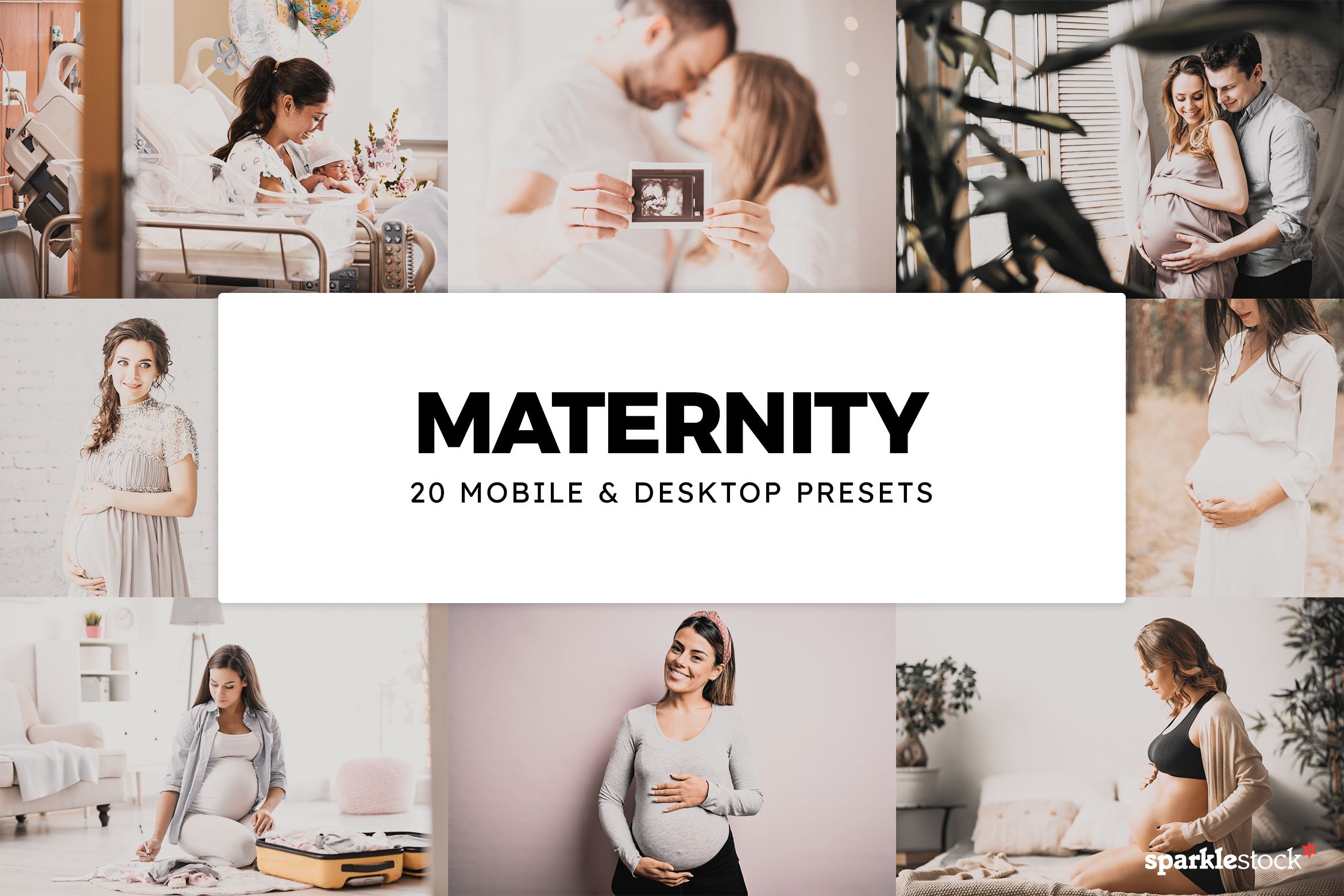 20 Maternity Lightroom Presets & LUTcover image.